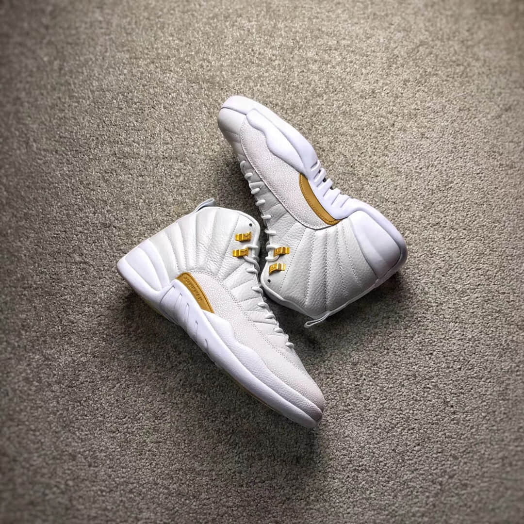 Air jordan 12 retro ovo outlet white